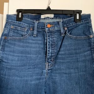 Madewell jeans 10” high rise